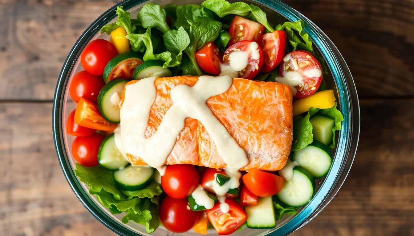 meal prep canned salmon buddha bowl