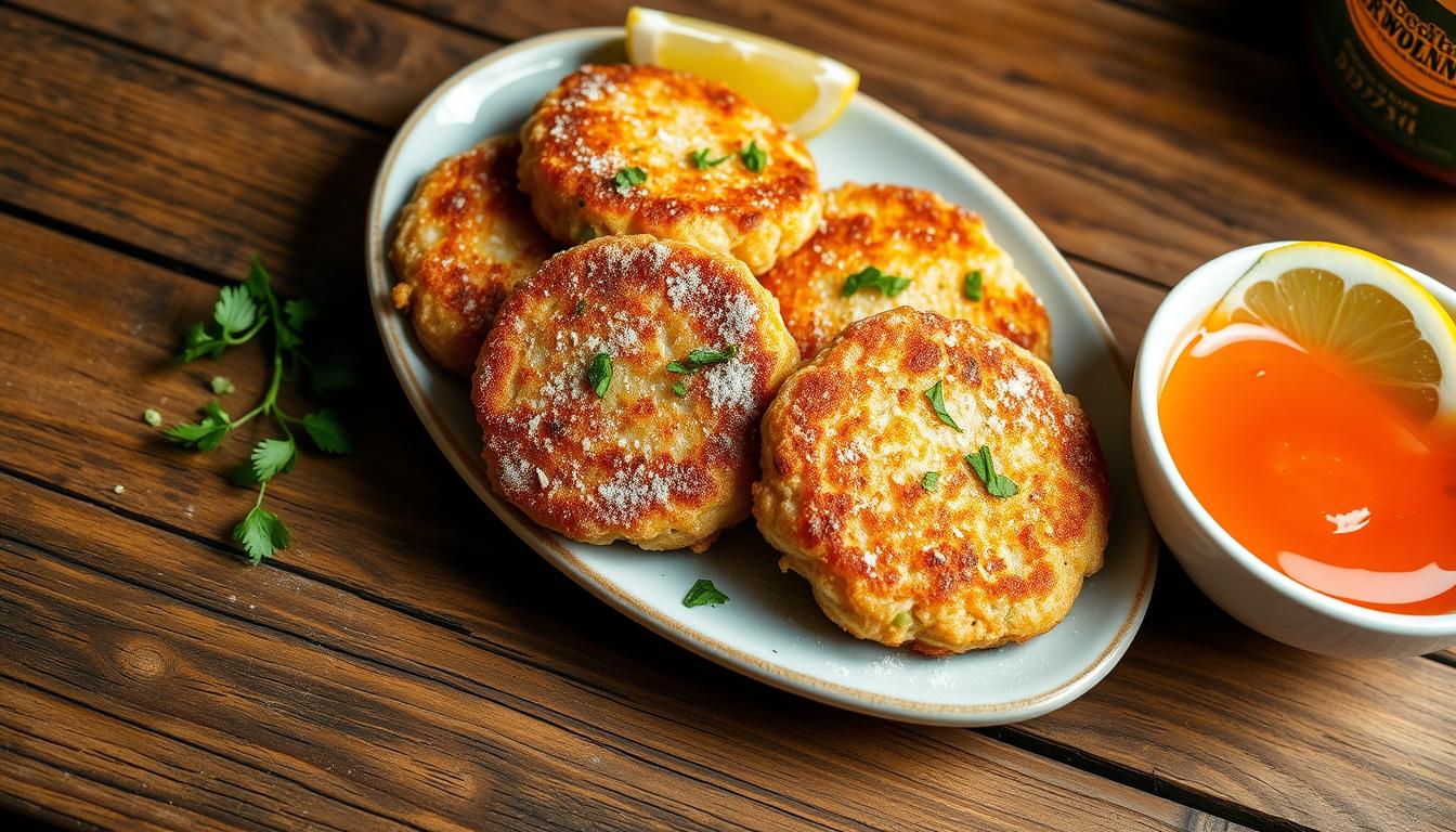 salmon patties with flour