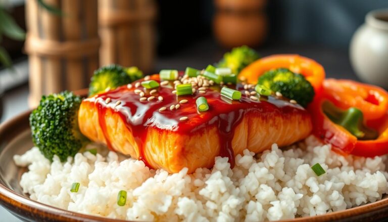 Best teriyaki salmon rice